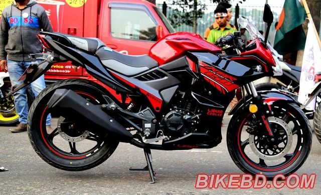 New Lifan KPR 150-2017 in red black color.